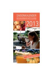 Saisonkalender 2013 - Landwirtschaftskammer Nordrhein-Westfalen