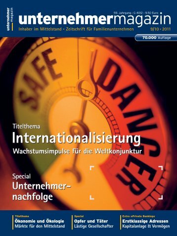 unternehmermagazin - Unternehmer Societaet