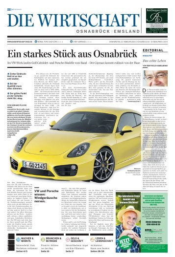 Ausgabe herunterladen - Die Wirtschaft - Neue Osnabrücker Zeitung