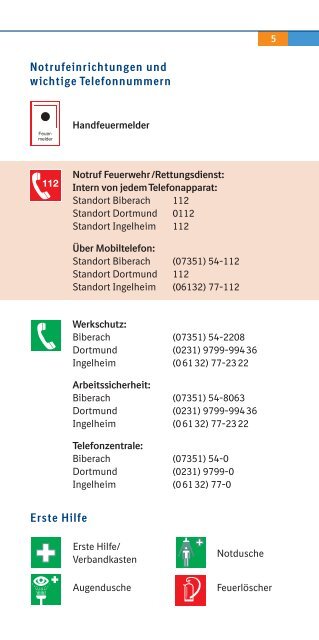 Sicherheitshinweise für Mitarbeiter von Partnerfirmen - Boehringer ...