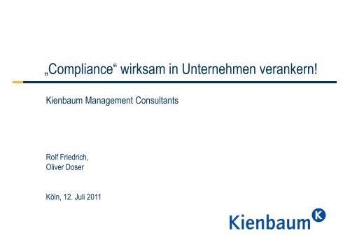 Dimensionen von Compliance Management im Unternehmen