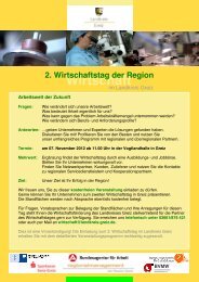 Wirtschaft 2. Wirtschaftstag der Region - Sparkasse Gera-Greiz