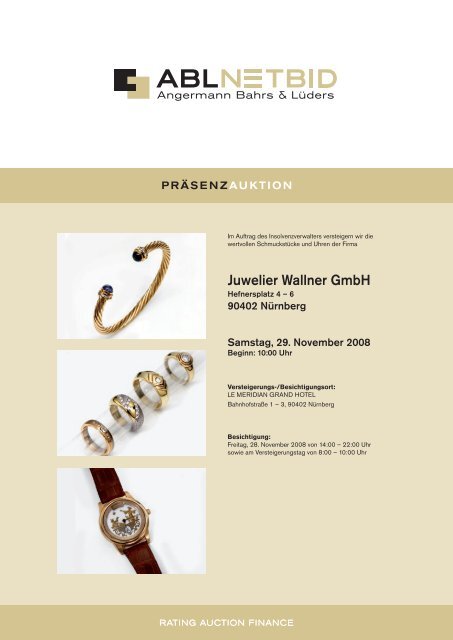 Juwelier Wallner GmbH - NetBid
