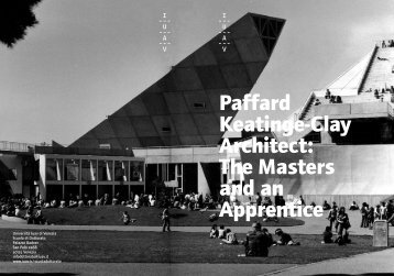 paffard Keatinge-Clay Architect - II Facoltà di Architettura ...
