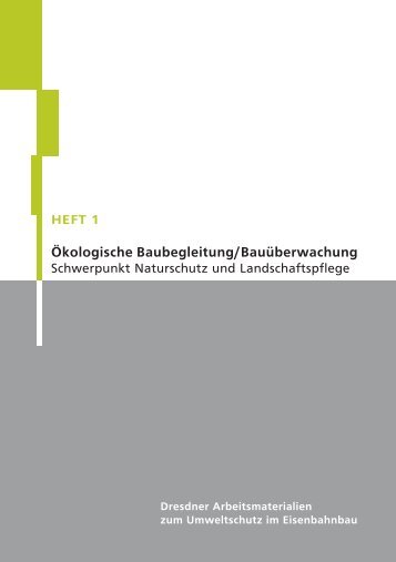 Ökologische Baubegleitung/Bauüberwachung - Umweltcompact.de