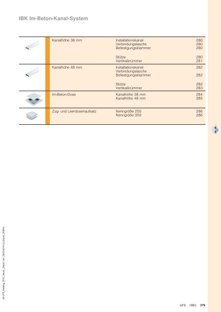 UFS | IBK Im-Beton Kanal-System - OBO Bettermann