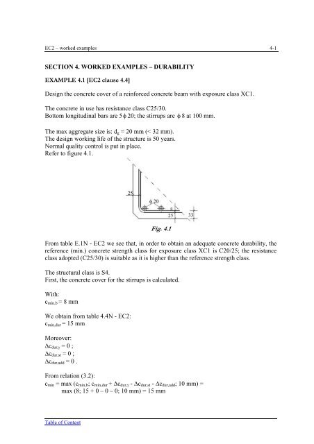 EUROCODE 2 WORKED EXAMPLES - Federbeton