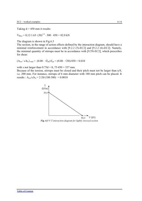 EUROCODE 2 WORKED EXAMPLES - Federbeton