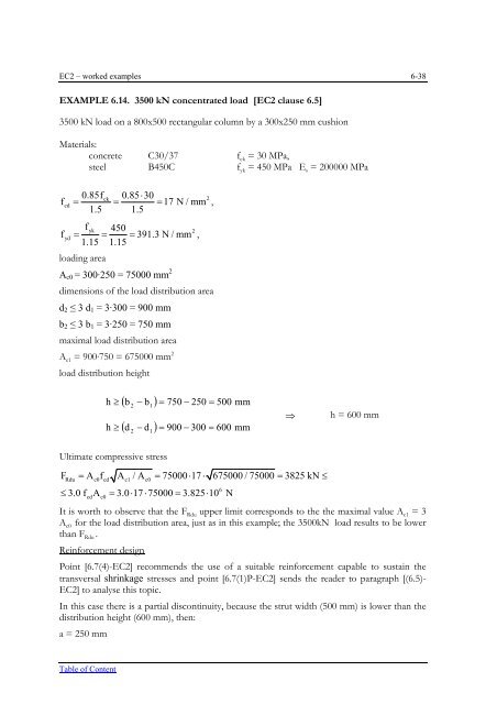 EUROCODE 2 WORKED EXAMPLES - Federbeton