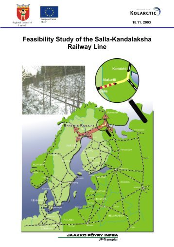 Feasibility Study of the Salla-Kandalaksha Railway Line