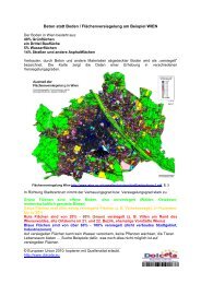 Beton statt Boden / Flächenversiegelung am Beispiel WIEN - Dolceta