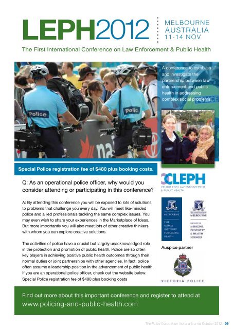 TPAV Journal - The Police Association Victoria