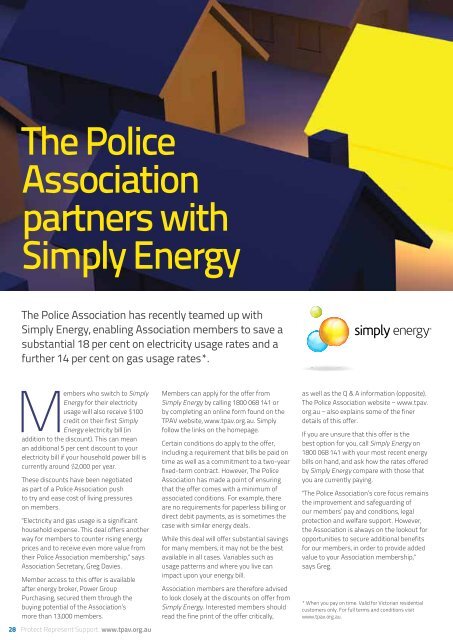 TPAV Journal - The Police Association Victoria