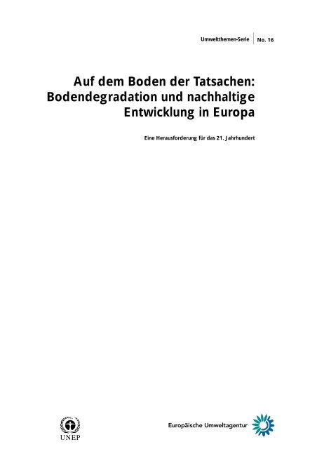 Auf dem Boden der Tatsachen: Bodendegradation und nachhaltige