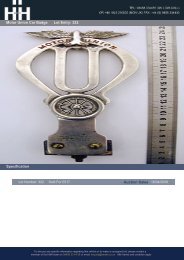 Motor Union Car Badge - H&H Classic Car Auctions