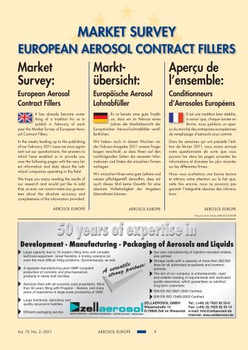 Market Survey - Aerosol Europe