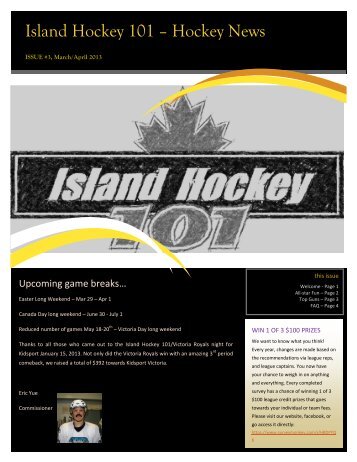 Island Hockey 101 – Hockey News