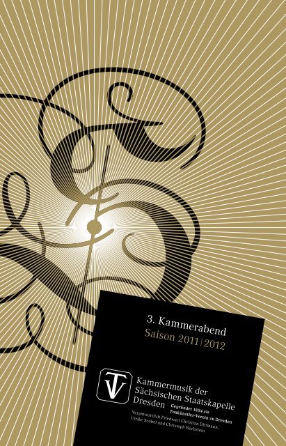 3. Kammerabend Saison 2011| 2012 - Staatskapelle Dresden