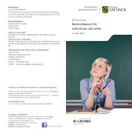 Karrierechancen für Lehrerinnen und Lehrer - Sächsisches ...