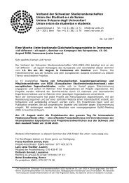 Pressemitteilung als pdf - VSS-UNES-USU