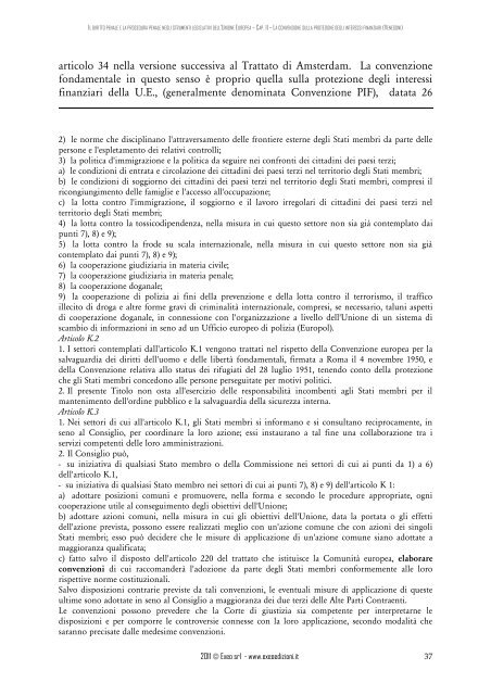 DIRITTO PENALE SOSTANZIALE E PROCESSUALE DELL'UNIONE ...