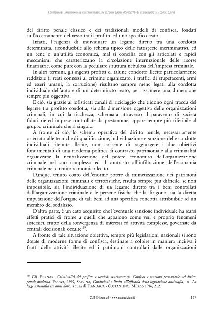 DIRITTO PENALE SOSTANZIALE E PROCESSUALE DELL'UNIONE ...