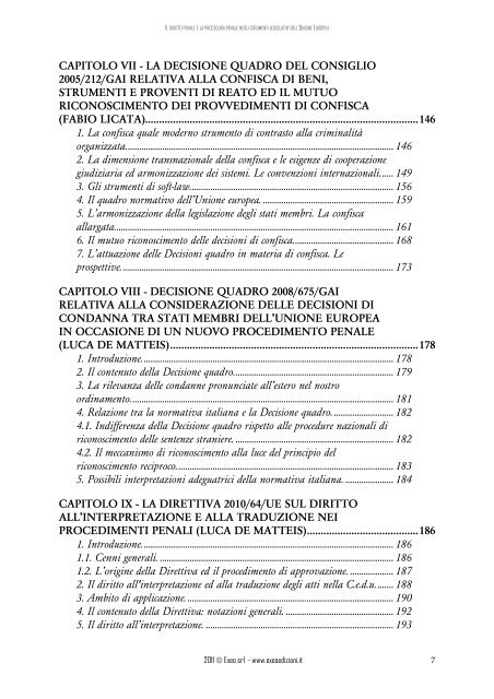 DIRITTO PENALE SOSTANZIALE E PROCESSUALE DELL'UNIONE ...