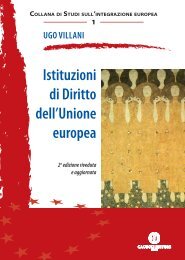 Ugo Villani iSTiTUZioni Di DiRiTTo DEll'UnionE EURoPEa