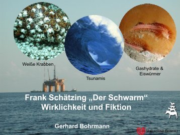 Präsentation von Prof. Bohrmann (PDF, 8 MB) - und Umweltbildung