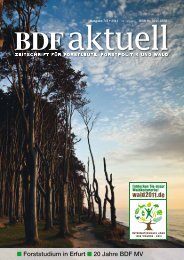 Forststudium in Erfurt 20 Jahre BDF MV