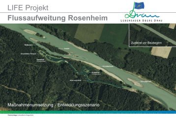 LIFE Projekt Flussaufweitung Rosenheim - Life Drau