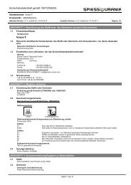 Sicherheitsdatenblatt - Spiess-Urania Chemicals GmbH