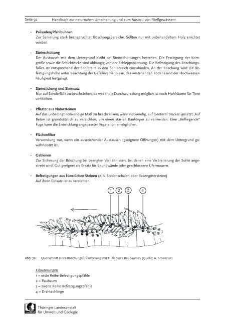 Handbuch zur naturnahen Unterhaltung und zum Ausbau von