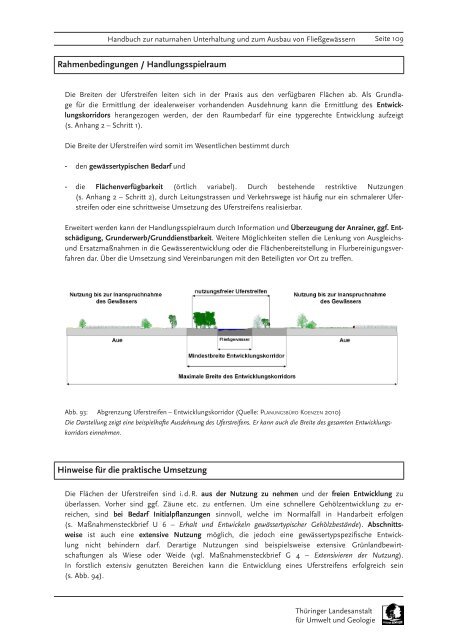 Handbuch zur naturnahen Unterhaltung und zum Ausbau von