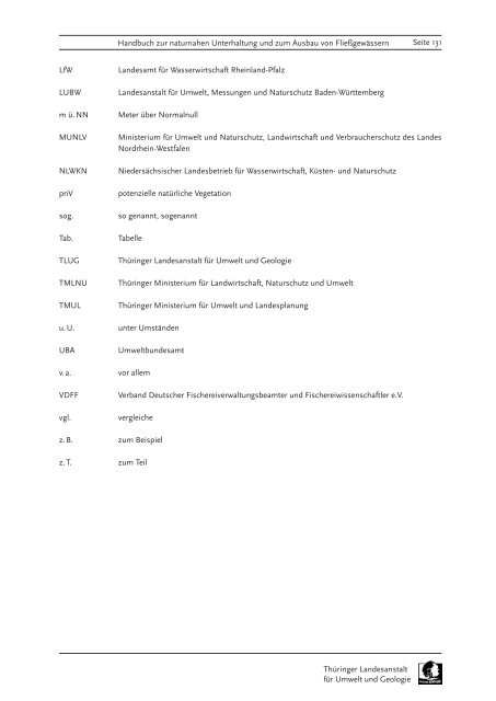 Handbuch zur naturnahen Unterhaltung und zum Ausbau von