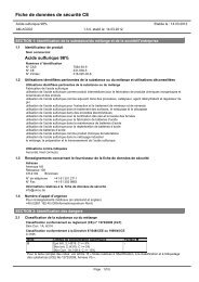 Fiche de données de sécurité CE - Ameropa AG