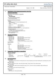 EC safety data sheet - medac GmbH