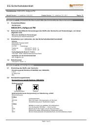 Sicherheitsdatenblatt Widocryl Haftgrund PM