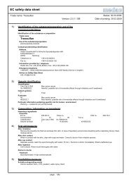 EC safety data sheet - medac GmbH