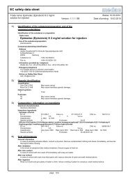 EC safety data sheet - medac GmbH