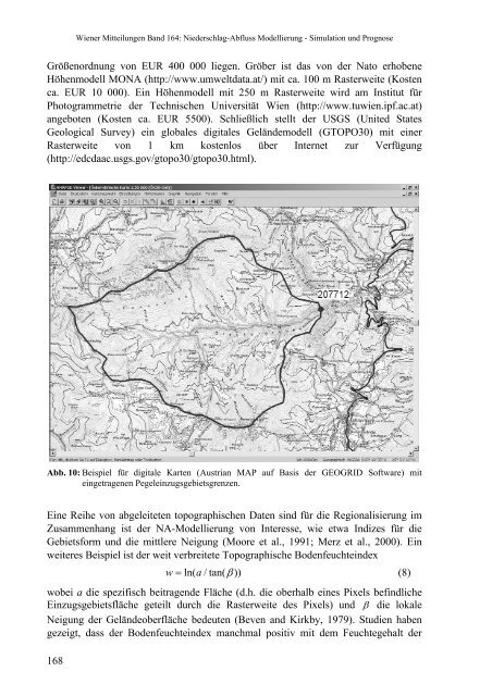 METHODEN DER HYDROLOGISCHEN REGIONALISIERUNG IM ...