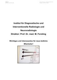 Begrüßungsbroschüre wissenschaftliche Mitarbeiter - Radiologie ...