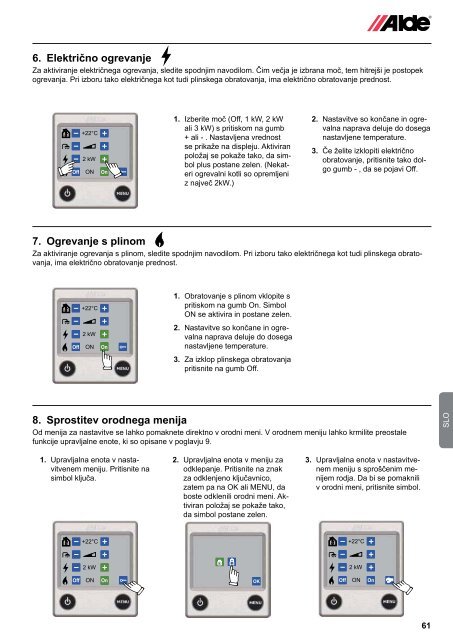 Bruksanvisning & monteringsanvisning – Manöverpanel 3010 613 ...