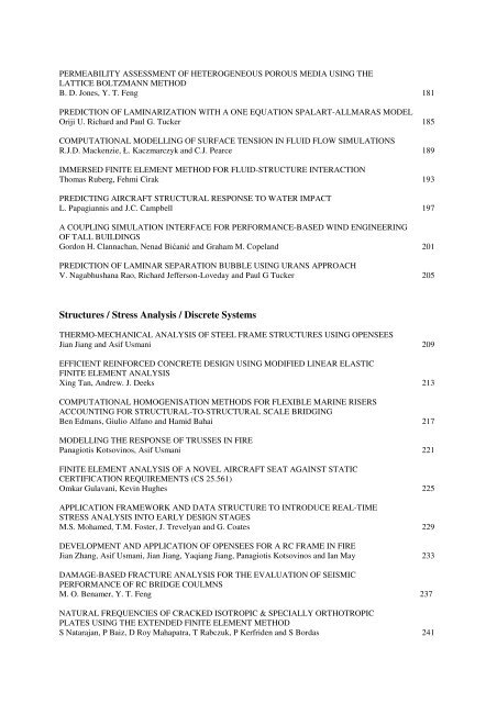 ACME 2011 Proceedings of the 19 UK National Conference of the ...