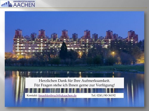 IT-unterstützte Pflegeplanung im Universitätsklinikum Aachen - ZTG