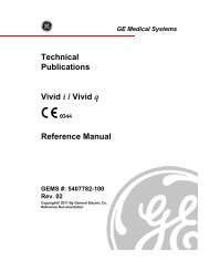 Vivid i / Vivid q Reference Manual - BCF Technology