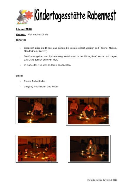 Weihnachtsspirale