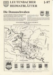 Die Donauschwaben - Leutenbach