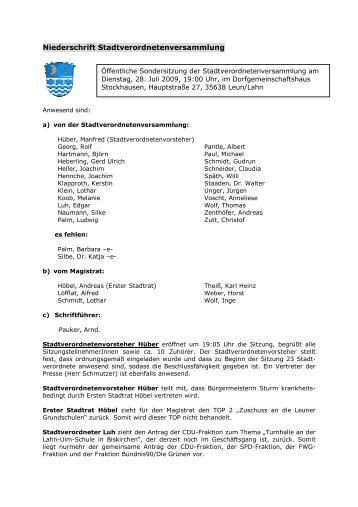 28.07.2009 - Stadt Leun