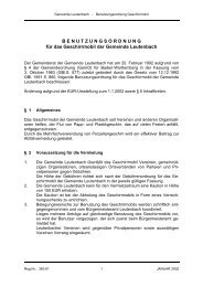 Benutzungsordnung des Geschirrmobils - Leutenbach